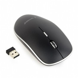 Mouse wireless Gembird MUSW-4B-01, USB Nano receiver, 1600 DPI, Negru